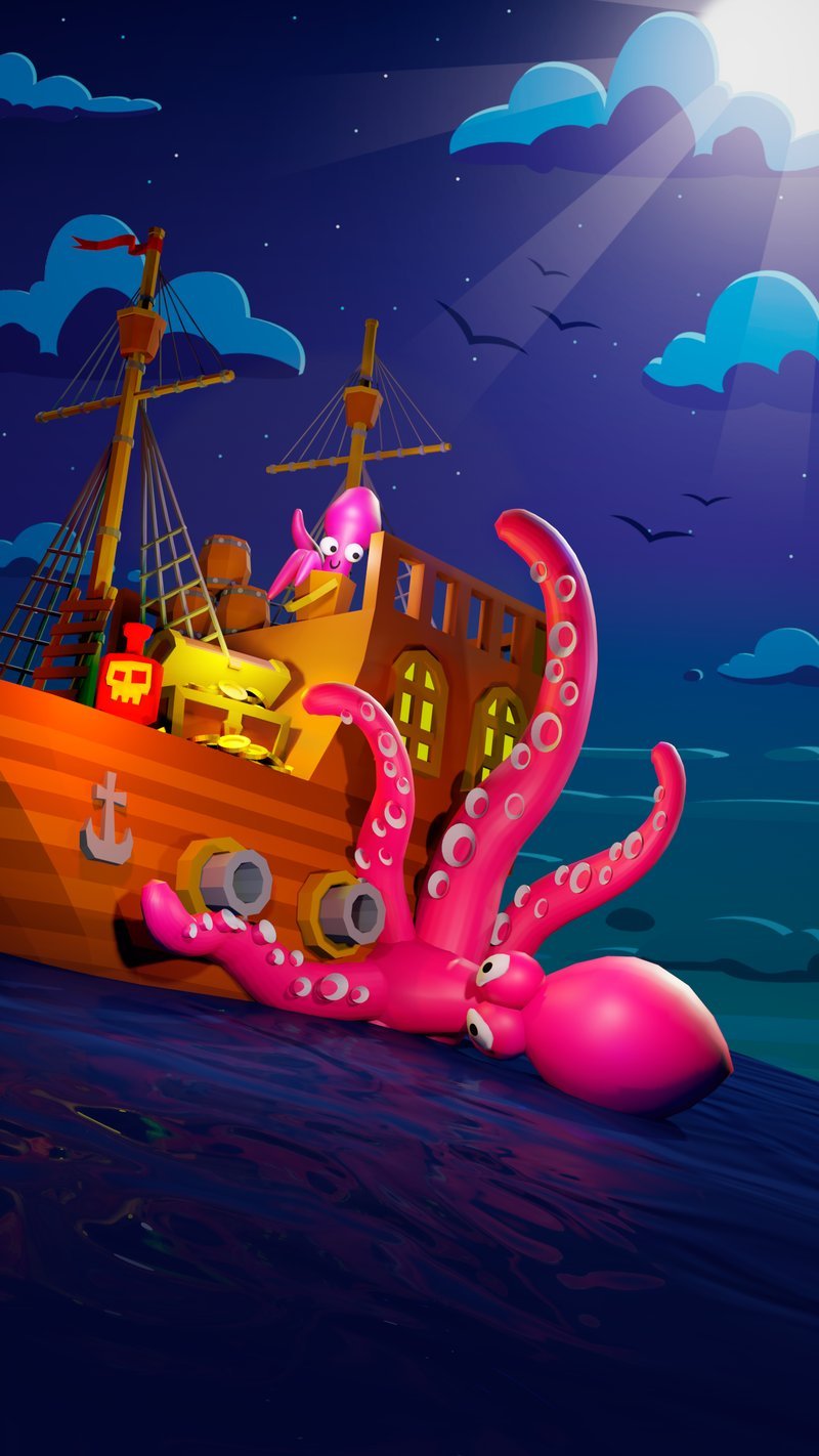 India - power of the kraken
